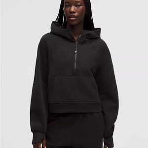 Lululemon Scuba Oversized Half Zip XS/S Black
